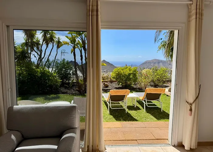 Casa Lilo, En Jardin Grande,con Gran Piscina, Con Pergola Y Barbacoa * アロナ